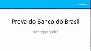 Correção da prova do Banco do Brasil 2014  CESGRANRIO  Informática [upl. by Ong]