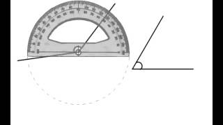 How to measure angles using a protractor  why does it have two sets of measurements [upl. by Tuhn]