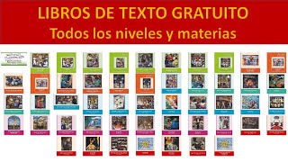 TODOS LOS LIBROS DE TEXTO GRATUITO DE TODOS LOS NIVELES Y TODAS LAS MATERIAS CICLO ESCOLAR 2021 [upl. by Ezana]