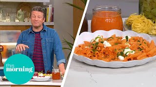 Jamie Oliver’s Quick amp Easy NoCook Pasta Sauce Recipes  This Morning [upl. by Changaris]