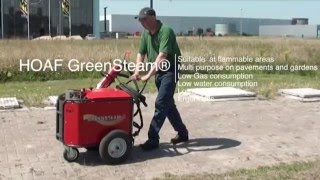 HOAF GreenSteam onkruidbestrijder [upl. by Barta]