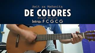 Mañanita  De Colores  Guitar Chords [upl. by Murphy416]