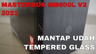 Unboxing Coolermaster MASTERBOX MB600L V2  Casing Tempered Glass buat ATX [upl. by Iosep]