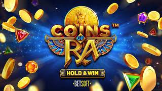 Coins of Ra Slot by Betsoft  Promo video showing feature and bonus 🎰 [upl. by Yruama518]