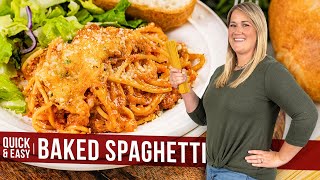 Quick and Easy Baked Spaghetti [upl. by Sharon]