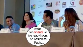 Salman Khans Unimaginable SHOCKING Reply On MARRYING Katrina Kaif At Dabang Tour 2018 America [upl. by Greenberg390]