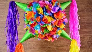 Manualidad  Cómo Hacer una Piñata para Posadas Navideñas [upl. by Llednew]