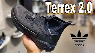 Adidas TERREX FREE HIKER 20  Core Black Unboxing [upl. by Ailecnarf]