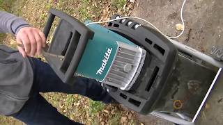 TEST Makita UD2500 2500W ф45мм  градинска дробилка [upl. by Enyala355]