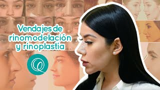 ¡Vendaje de rinomodelación y rinoplastía  Dra Génesis Quintero [upl. by Enilada]