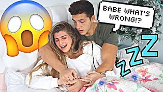 Nightmare Prank On Fiancé CUTE REACTION [upl. by Ketti]