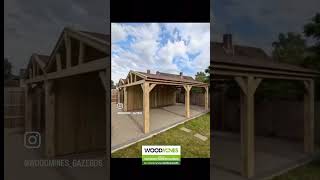 Take a look at these GAZEBOS WoodMines gazebo pergola garden gardenbuilding outdoorliving [upl. by Atirehs]