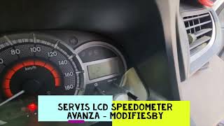 LCD Odometer Avanza Anda Buram Kami bisa servis kembali normal  modifiesby [upl. by Gladis]