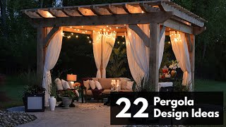 22 Pergola Design Ideas for the Perfect Outdoor Retreat [upl. by Sirah]