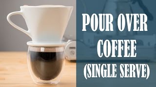 How to make Single Serve Pour Over Coffee [upl. by Monarski334]