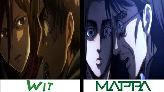 Wit Studio VS MAPPA  Attack On Titan Season 4 Part 2 Episode 4 [upl. by Udele264]