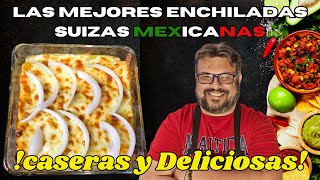 Enchiladas Suizas Mexicanas Paso a Paso Deliciosas [upl. by Havot]