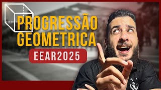 PROGRESSÃO GEOMÉTRICA NA PROVA DA EEAR 2025📚5ºQUESTÃO [upl. by Tripp]