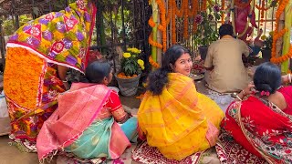 Saraswati Puja Vlog  দেখুন আমরা সরস্বতীর পুজোর দিনটা বাড়িতে কিভাবে কাটাই [upl. by Notseh571]