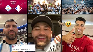 Football Players And Other Celebrities React To Lionel Messi Winning The World Cup Final [upl. by Jezabel842]