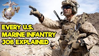 Every US Marine Corps Infantry Job Explained in 16 Minutes or Less [upl. by Yendirb836]