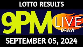 Lotto Result Today 900 pm draw September 05 2024 Thursday PCSO LIVE [upl. by Ronalda310]