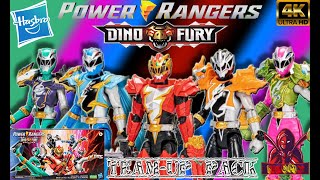 Team Up Pack  Power Rangers Dino Fury Hasbro Amazon Exclusive  UNBOXING amp REVIEW  ENGLISH 4K [upl. by Touber671]