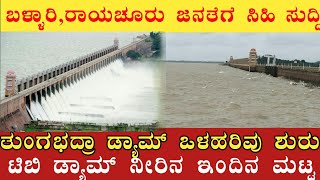 2952024 Tungabhadra Dam Water Level ತುಂಗಭದ್ರಾ ಡ್ಯಾಮ್ ಇಂದಿನ ನೀರಿನ ಮಟ್ಟ  TB Dam Water Level [upl. by Grimbald]