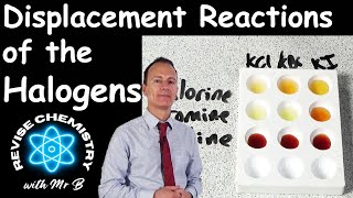 Halogen displacement reactions for GCSE chemistry What is the reactivity trend of the halogens [upl. by Yvad323]