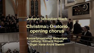 J S Bach Christmas Oratorio Opening Chorus arr for organ solo by Carsten Klomp [upl. by Aihselat]