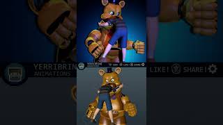 FNAF AR Bite 83 Fredbear  Animation reel [upl. by Editha267]