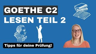 Goethe C2 Lesen Teil 2 [upl. by Vitoria]