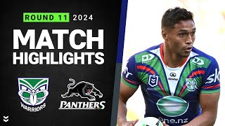 NRL 2024  Warriors v Panthers  Match Highlights [upl. by Pierrepont769]