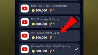 Ton Chain Wallet Guide Tapcoins Code  Tapcoins Youtube Video Code  Tapcoins Ton Chain Wallet Guide [upl. by Rotce910]