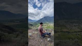 Overlooking the gorgeous Similkameen Valley  Keremeos BC 🇨🇦 britishcolumbia canada [upl. by Eilsek]