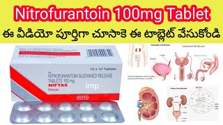 niftas 100 mg in telugu  uses sideeffects dosedosage etc [upl. by Lyrradal904]