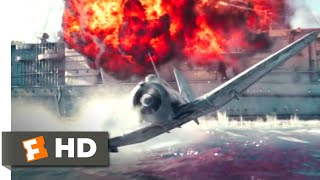 Midway 2019  Destroying the Akagi Scene 710  Movieclips [upl. by Akeemaj]