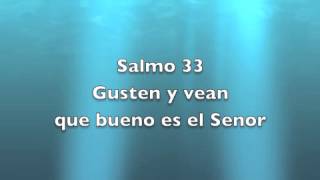 Salmo 33  Gusten y vean que bueno es el Senor [upl. by Cart867]