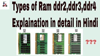 Types of ram ddr2 vs ddr3 vs ddr4 explain in detailbest ram for laptopLatest ram 2017 [upl. by Halivah]