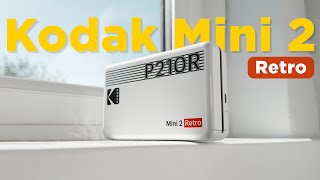 KODAK MINI 2 RETRO Best Portable Printer 2024 [upl. by Maitilde]