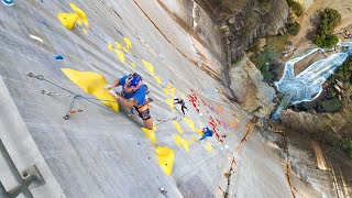 Worlds Best Climbers Race Up GIANT Dam [upl. by Wenda754]