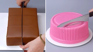 Wonderful Cake Decorating Tutorials  Amazing Chocolate Cake Decorating Idea  Satisfying Cakes [upl. by Legim412]