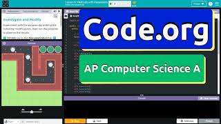 Codeorg Lesson 62 Methods with Parameters  Tutorial with Answers  Unit 1 CSA [upl. by Dj850]