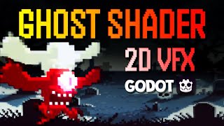 Godot 2D Shader VFX How To Animate Ghost On Death [upl. by Giffer379]