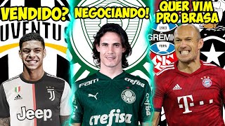 CAVANI NEGOCIA COM PALMEIRAS LUIS HENRIQUE DE MALAS PRONTAS PRA JUVEROBBEN NO FUTEBOL BRASILEIRO [upl. by Ilram]