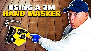 HOW TO USE A MASKER Using A 3M Hand Masker How to use a tape dispenser [upl. by Erma]