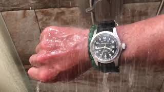 Water Test Hamilton Khaki Automatic 42mm H70555533 [upl. by Kohl399]