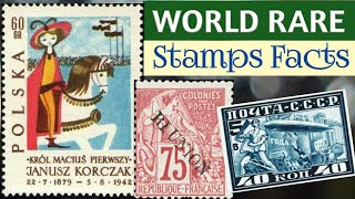 World Rare Stamps Facts  Poland To Siberia  Most Valuable Scarce Stamp Collection [upl. by Hpesojnhoj]