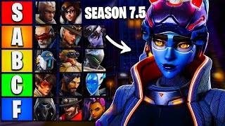 NEW DPS META  SEASON 75 DPS Tier List Overwatch 2 [upl. by Odragde296]