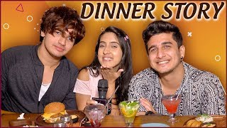 Dinner Story WIth Bhavin Bhanushali Sameeksha Sud And Vishal Pandey  TikTok Stars [upl. by Kursh]